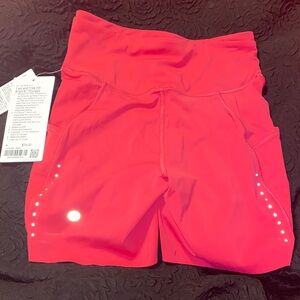 Lululemon Athletica Bright Pink Athletic Shorts